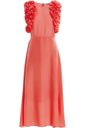 Essentiel Antwerp Dames, Jurken, Roze, Maat: M Zijde