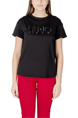 Liu Jo Dames, Tops, Zwart, Maat: XS Katoen
