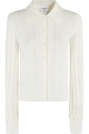 Filippa K Dames, Truien, Wit, Maat: S Viscose