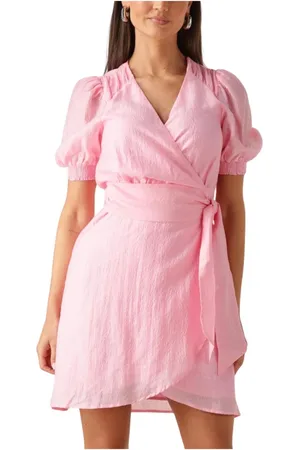 FREEBIRD Dames, Jurken, Roze, Maat: M Denim