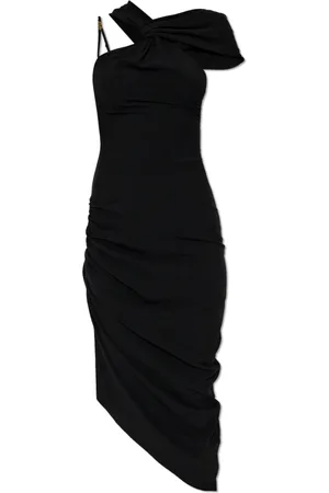 VERSACE Dames, Jurken, Zwart, Maat: S Linnen