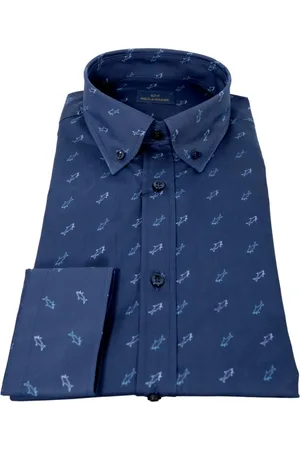 Paul & Shark Heren, Overhemden, Blauw, Maat: XL Katoen