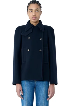 Chloé Dames, Jassen, Blauw, Maat: M Wol