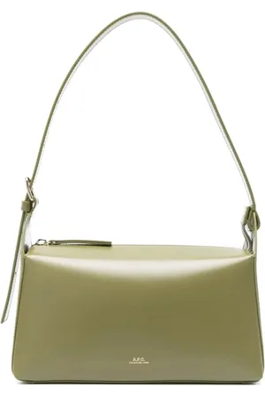 A.P.C. Dames, Tassen, Groen, Maat: ONE Size Leer