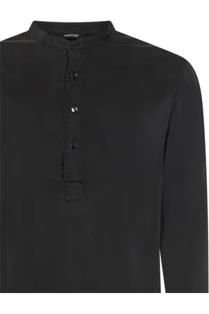 Tom Ford Heren, Tops, Zwart, Maat: S Zijde