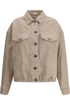 Brunello Cucinelli Dames, Jassen, , Maat: 2XS Denim