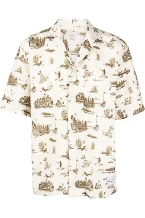 Woolrich Heren, Blouses & Shirts, Wit, Maat: S Katoen