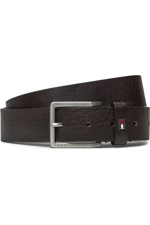 Tommy Hilfiger Heren, Accessoires, Bruin, Maat: 100 CM Leer