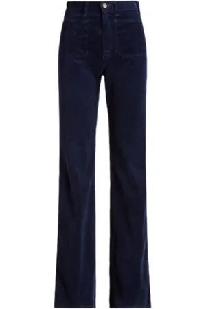 Ralph Lauren Dames, Broeken, Blauw, Maat: L Corduroy