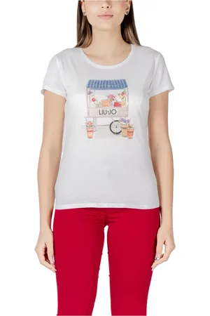Liu Jo Dames, Tops, Wit, Maat: XL Katoen