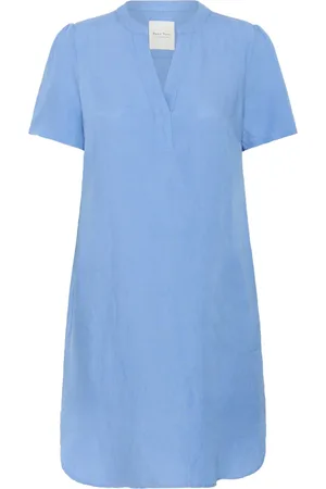 Part Two Dames, Jurken, Blauw, Maat: M Linnen