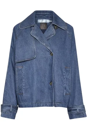 INWEAR Dames, Jassen, Blauw, Maat: 3XL Denim