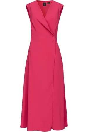 Pinko Dames, Jurken, Roze, Maat: L