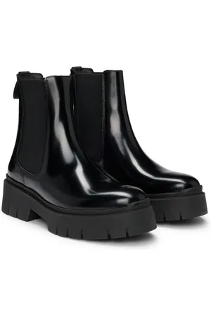 HUGO BOSS Dames, Schoenen, Zwart, Maat: 39 EU Poliester