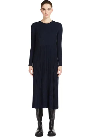 Max Mara Dames, Jurken, Blauw, Maat: L