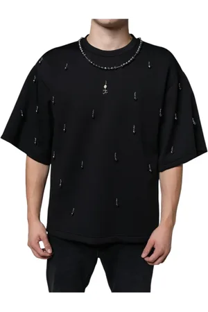 Dolce & Gabbana Heren, Tops, Zwart, Maat: M Poliester