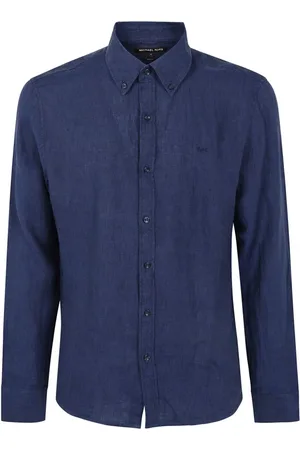 Michael Kors Heren, Overhemden, Blauw, Maat: 2XL