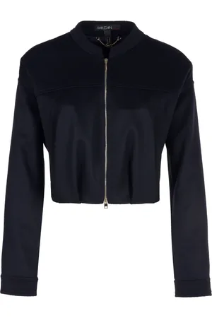 Marc Cain Dames, Jassen, Blauw, Maat: L Wol