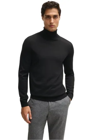 HUGO BOSS Heren, Truien, Zwart, Maat: S Wol