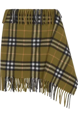 Burberry Dames, Rokken, Groen, Maat: S Wol