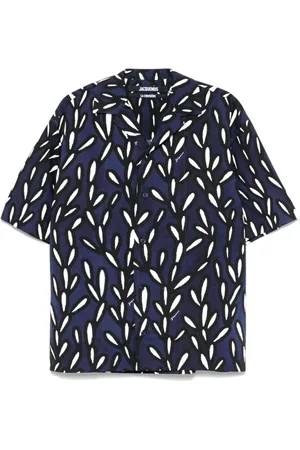 Jacquemus Heren, Overhemden, Blauw, Maat: L Katoen