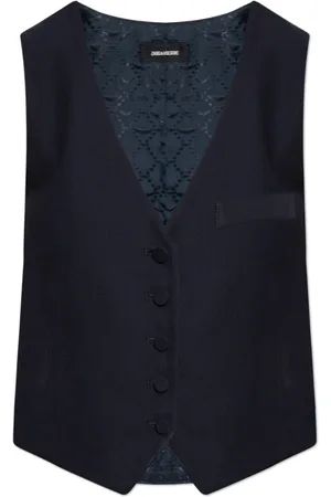 Zadig & Voltaire Dames, Jassen, Blauw, Maat: XS Wol