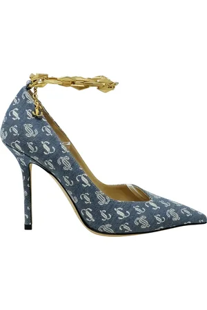 Jimmy Choo Dames, Schoenen, Blauw, Maat: 35 EU Denim
