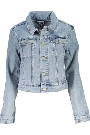 Tommy Hilfiger Dames, Jassen, Blauw, Maat: XL Denim