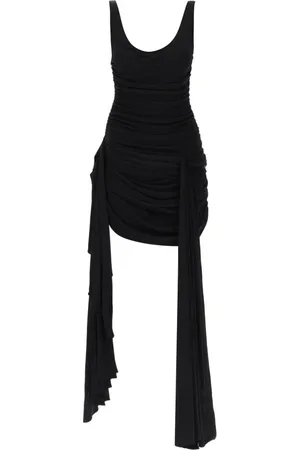 MUGLER Dames, Jurken, Zwart, Maat: XS Viscose