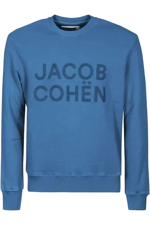 Jacob Cohen Heren, Sweatshirts & Hoodies, Blauw, Maat: L Katoen