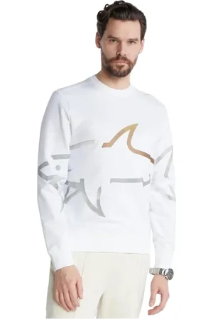 Paul & Shark Heren, Sweatshirts & Hoodies, Wit, Maat: M