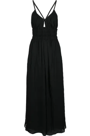 Dondup Dames, Jurken, Zwart, Maat: L Chiffon