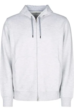 Brunello Cucinelli Heren, Sweatshirts & Hoodies, Grijs, Maat: 2XS