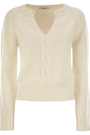 Max Mara Dames, Truien, Wit, Maat: S