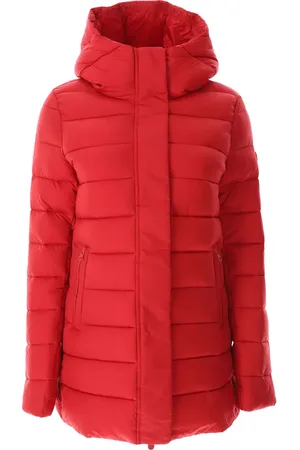save the duck Dames, Mantels, Rood, Maat: 3XL Poliester
