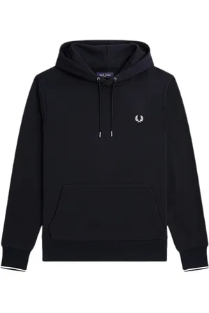 Fred Perry Heren, Sweatshirts & Hoodies, Blauw, Maat: 2XL Katoen