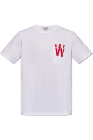 Woolrich Heren, Tops, Wit, Maat: L Katoen