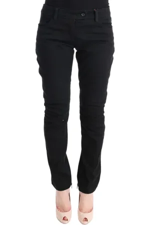 ERMANNO SCERVINO Dames, Jeans, Zwart, Maat: S Katoen
