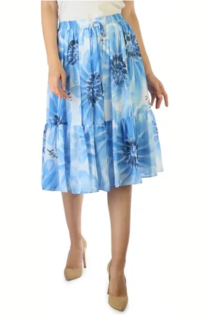 Tommy Hilfiger Dames, Rokken, Blauw, Maat: XS Poliester