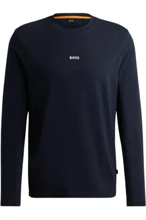 HUGO BOSS Heren, Tops, Blauw, Maat: M Katoen