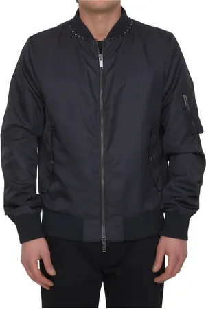 VALENTINO GARAVANI Heren, Jassen, Zwart, Maat: L Nylon