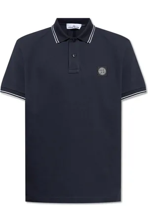 Stone Island Heren, Tops, Blauw, Maat: M Katoen