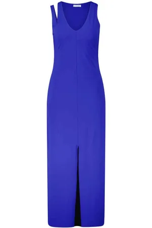 Patrizia Pepe Dames, Jurken, Blauw, Maat: M Poliester