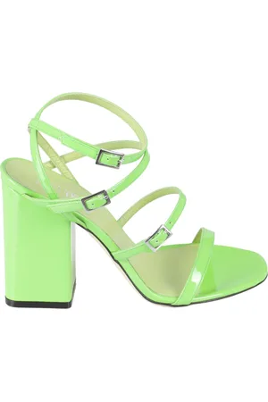 PARIS TEXAS Dames, Schoenen, Groen, Maat: 36 EU Leer