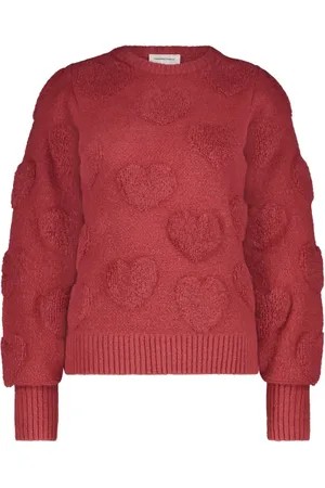Fabienne Chapot Dames, Truien, Rood, Maat: XL