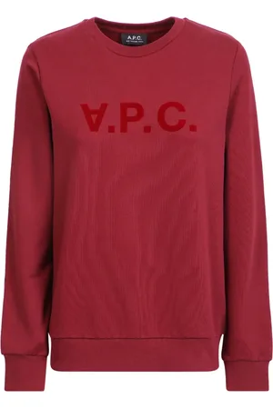 A.P.C. Dames, Sweatshirts & Hoodies, Rood, Maat: M Katoen