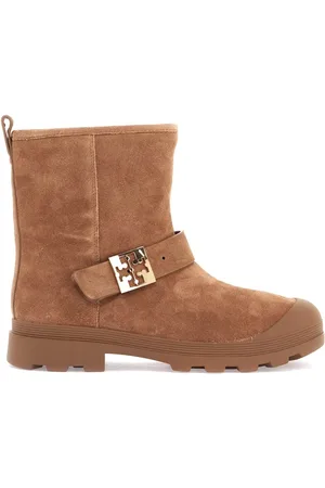 Tory Burch Dames, Schoenen, Bruin, Maat: 39 EU Leer