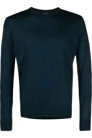 Paul & Shark Heren, Truien, Blauw, Maat: 3XL Wol