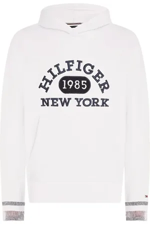 Tommy Hilfiger Heren, Sweatshirts & Hoodies, Wit, Maat: L Katoen