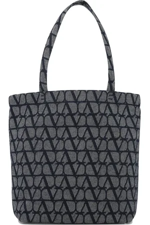 VALENTINO GARAVANI Dames, Tassen, Blauw, Maat: ONE Size Katoen